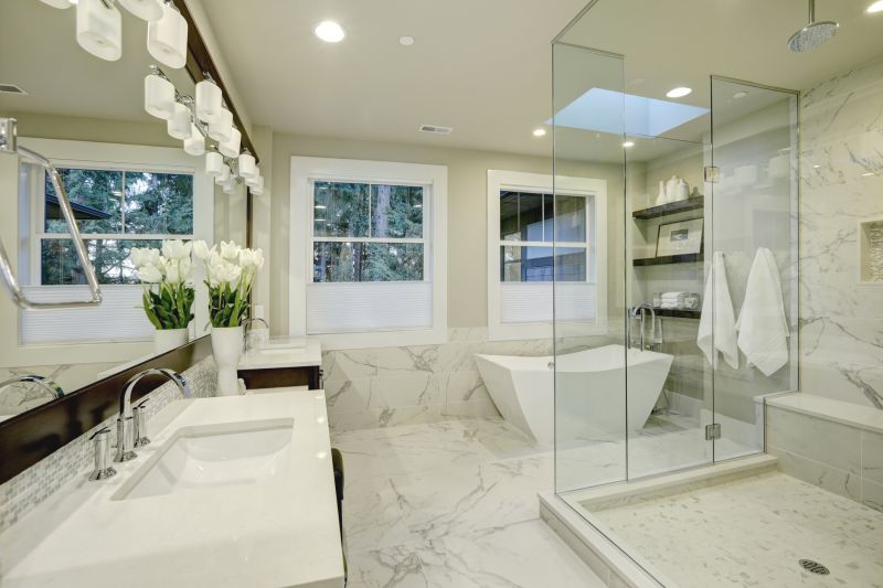 Wide Bathroom Features